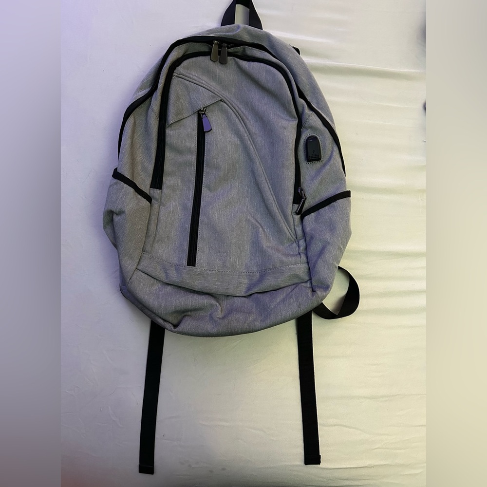 Gray Laptop Backpack